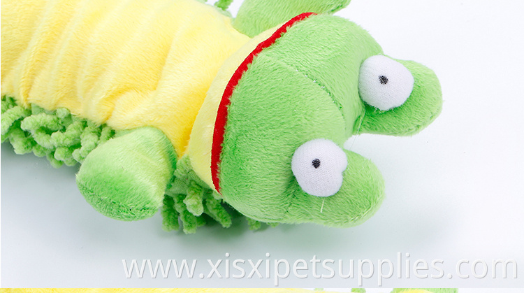 Wholesale hippo and frog plush sound pet toy pet products